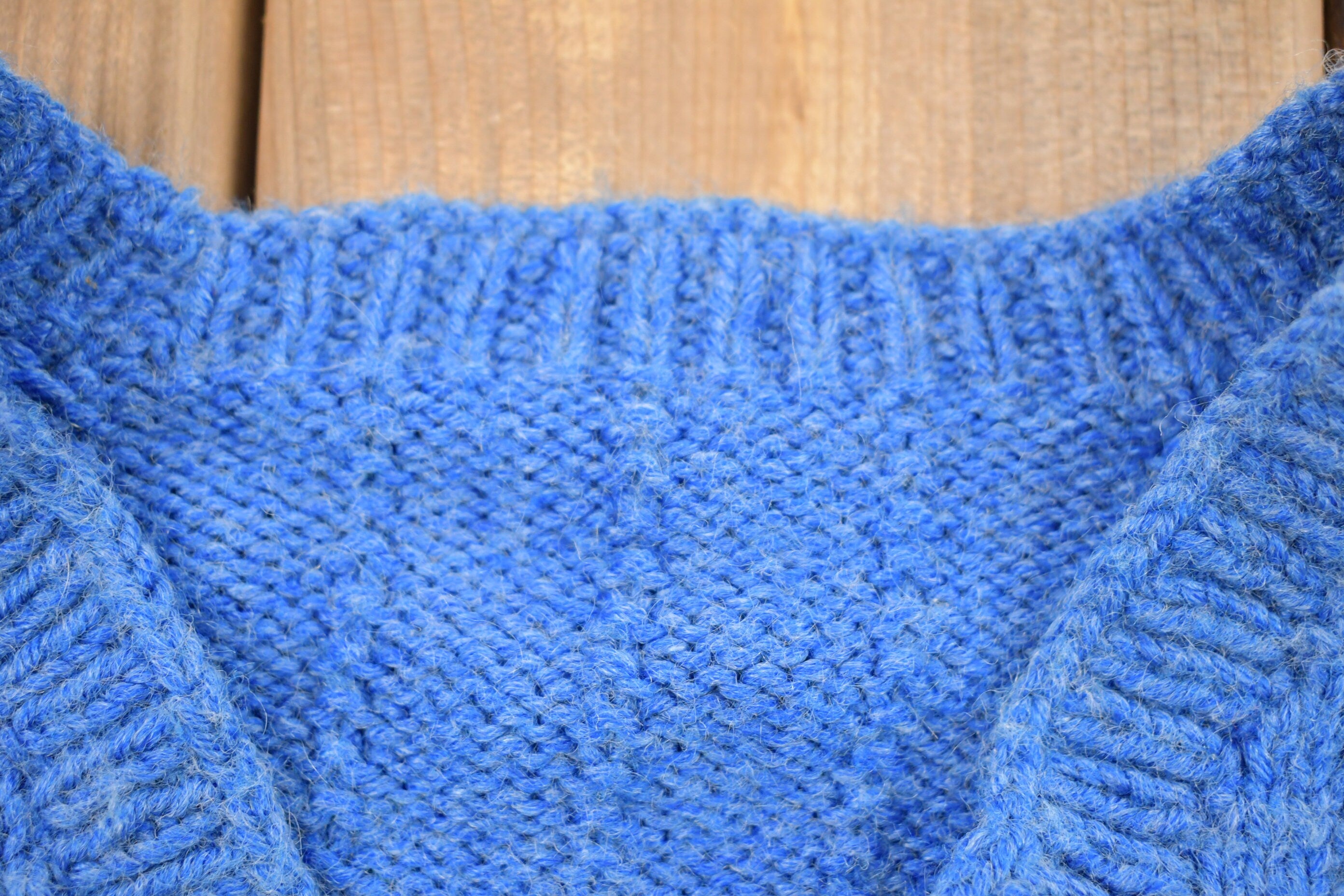 Vintage Knitted V-Neck Sweater