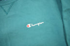Vintage 1990s Champion Teal Crewneck Sweatshirt