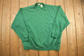 Vintage 1990s SJB Sport Blank Green Crewneck Sweatshirt