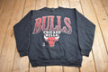 Vintage 1990s Chicago Bulls NBA Logo 7 Crewneck Sweatshirt