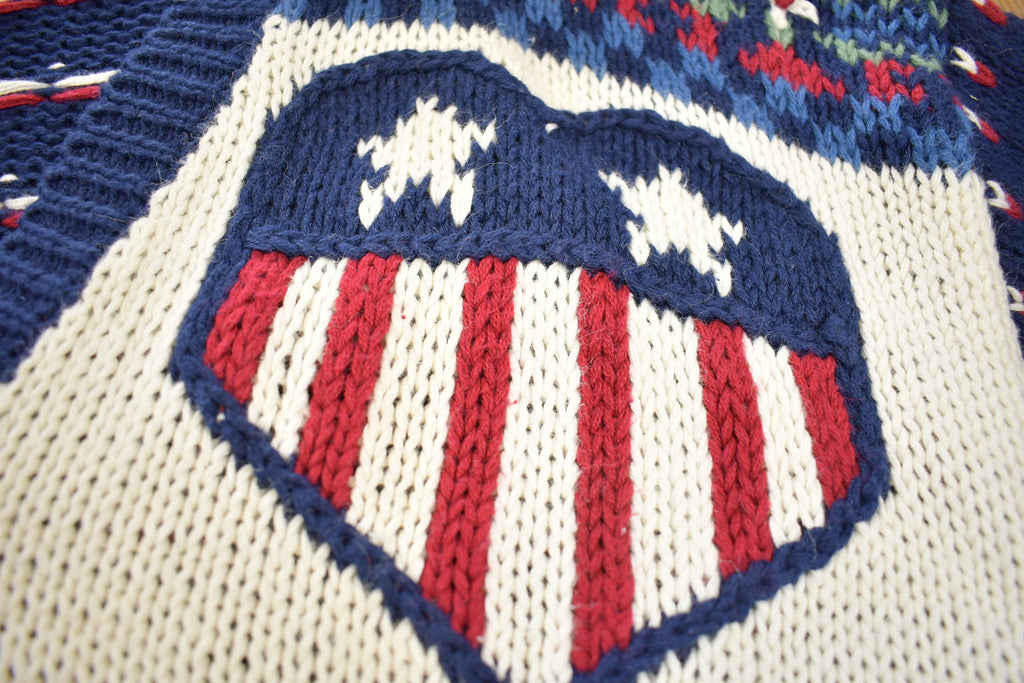 Vintage 1990s USA Button Up Knit Sweater