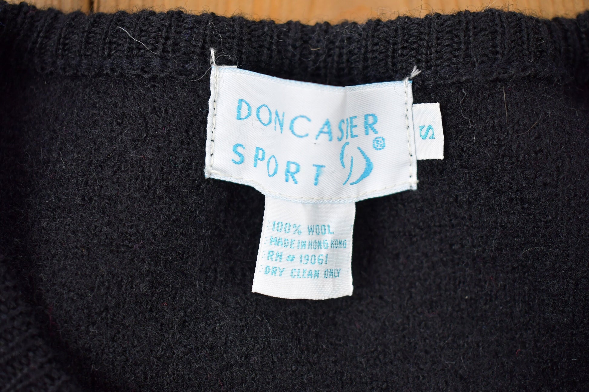 Vintage 1980s 100% Wool Knitted Sweater