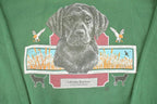 Vintage 1990s Labrador Retriever Souvenir Crewneck Sweatshirt Mens L / 90s Crewneck / Travel Vacation Sweater / Streetwear