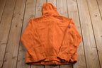 Vintage 1990s Zip Up Tommy Jeans Graphic Hoodie