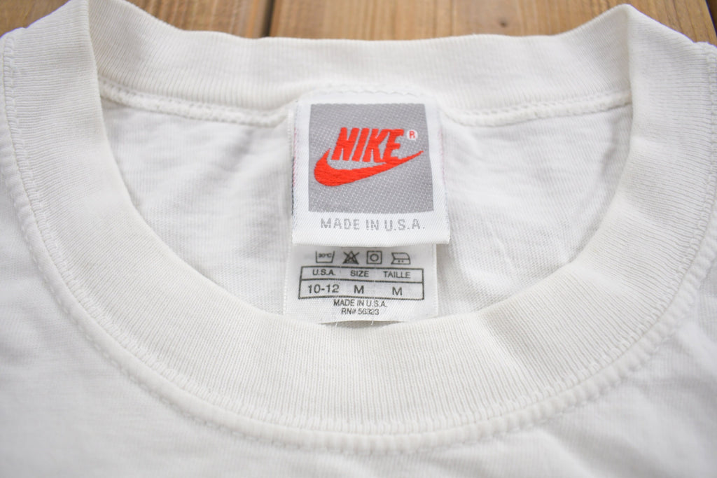 Vintage 1990s Nike Swoosh Youth Size Graphic T-Shirt
