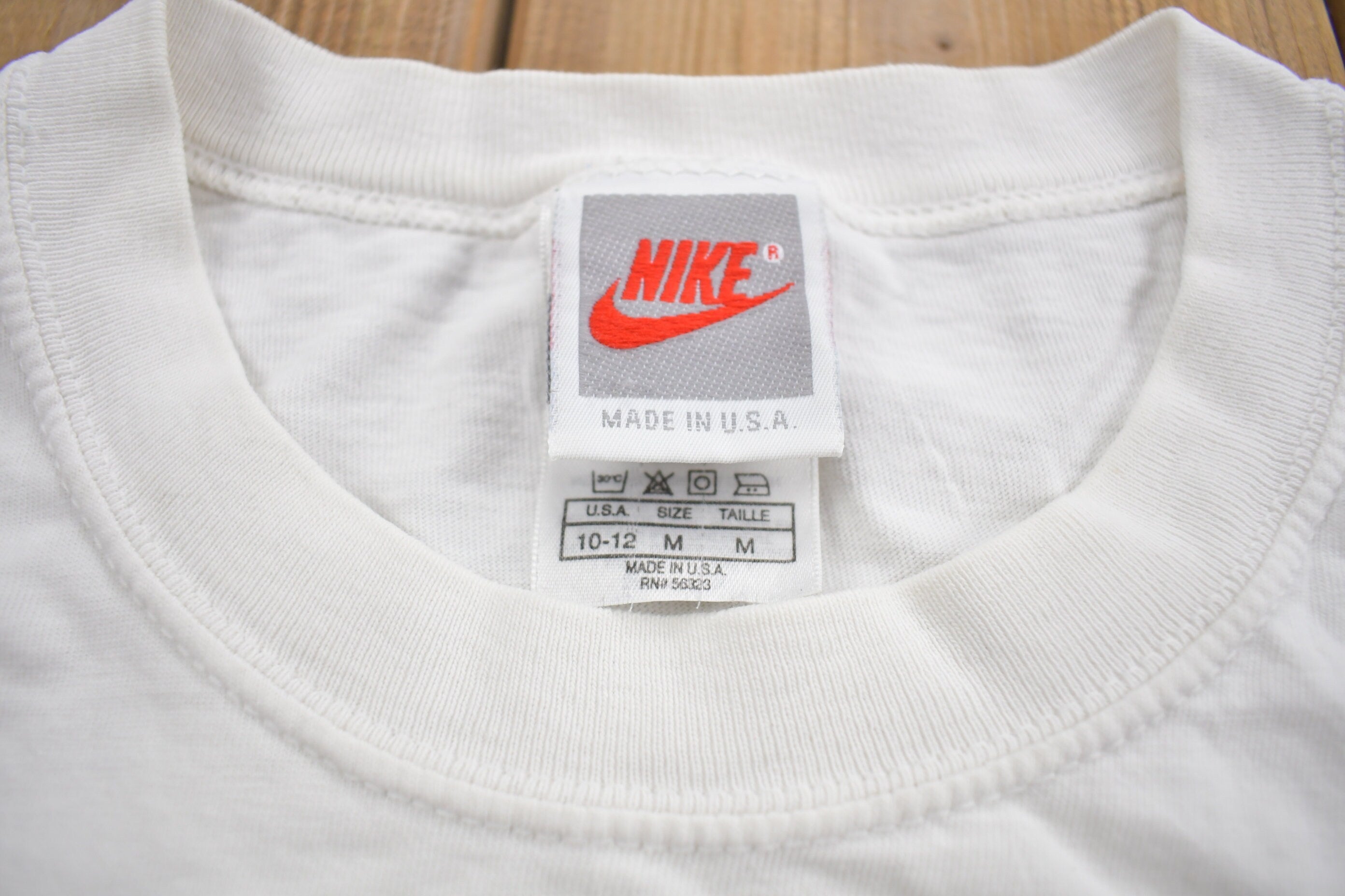 Vintage 1990s Nike Swoosh Youth Size Graphic T-Shirt