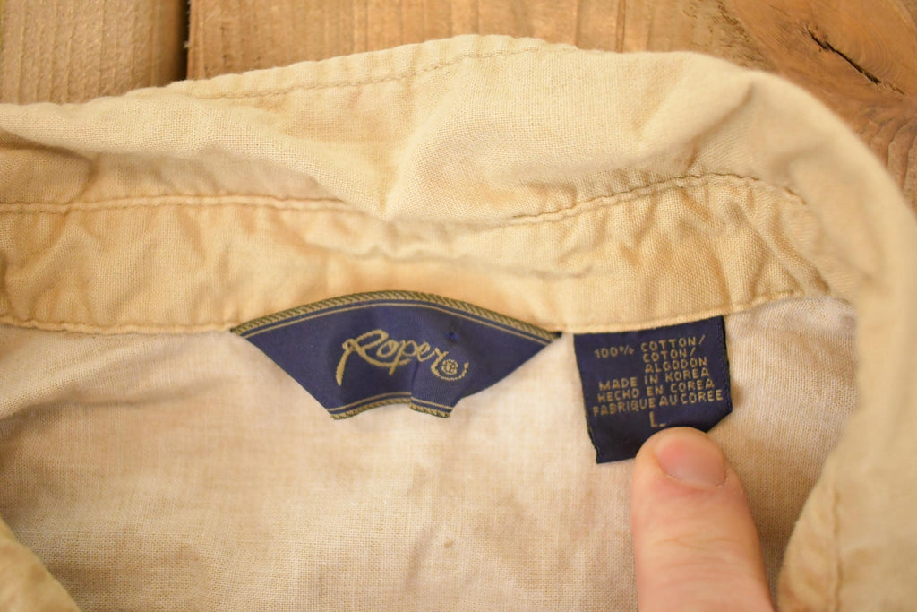 Vintage 1990s Roper AOP Western Button Up Shirt Men's S