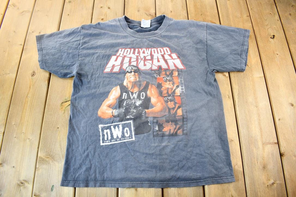 Vintage 1990s Hollywood Hogan NWO Graphic Wrestling T-shirt