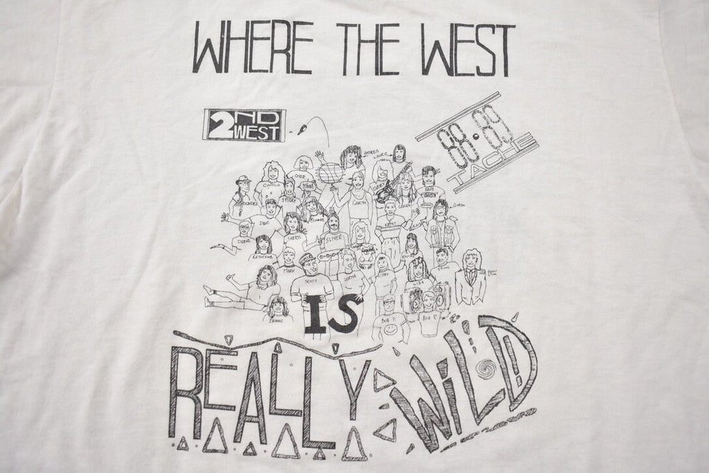 Vintage 1988 Born 2 Wild Where the West is Really Wild Graphic T Shirt