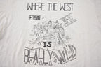 Vintage 1988 Born 2 Wild Where the West is Really Wild Graphic T Shirt