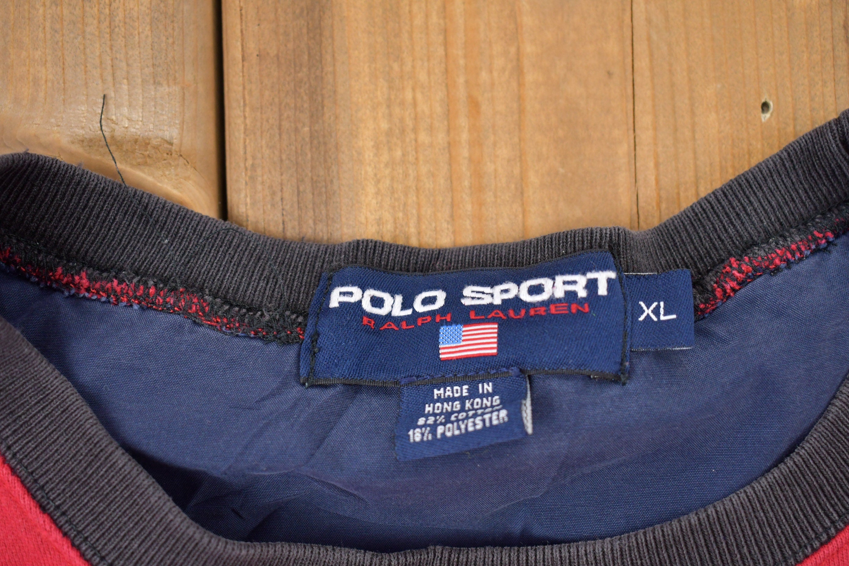 Vintage 1980s Polo Sport Ralph Lauren Embroidered Sweatshirt