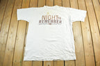 Vintage 1998 Garth Brooks A Night To Remember Sleeping T-Shirt Adult 3XL