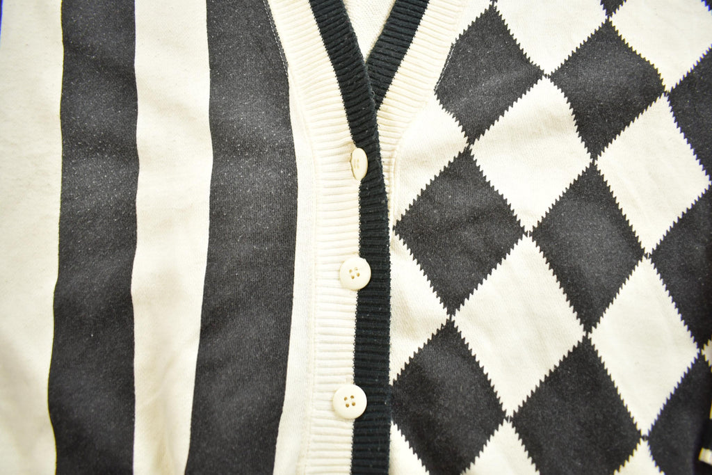 Vintage 1990s Ms. Organically Grown Knit Cardigan Sweater