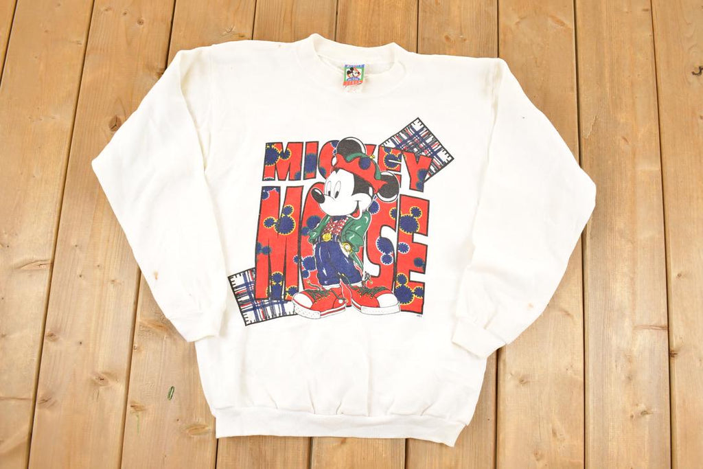 Vintage 1990s Mickey Mouse Disney Crewneck Sweater Mens M