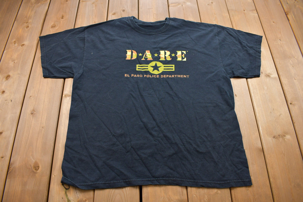 Vintage 1990s D.A.R.E El Paso Souvenir T Shirt