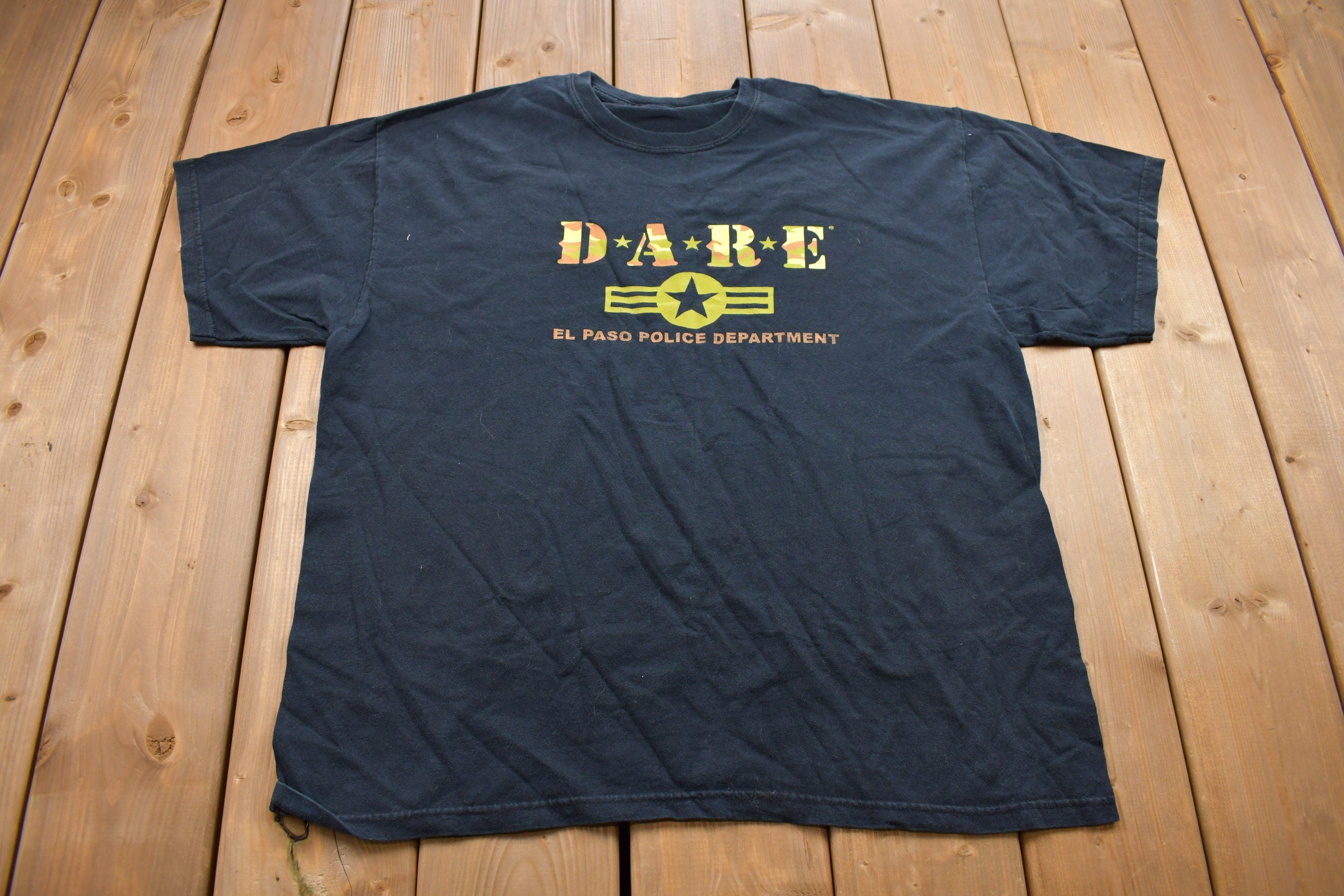 Vintage 1990s D.A.R.E El Paso Souvenir T Shirt