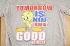 Vintage 1990s Looney Tunes Tweety Bird T Shirt Women's XL / Vintage Warner Brothers Shirt / Warner Bros Cartoon Shirt