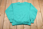 Vintage 1990 Floral Graphic Raglan Crewneck