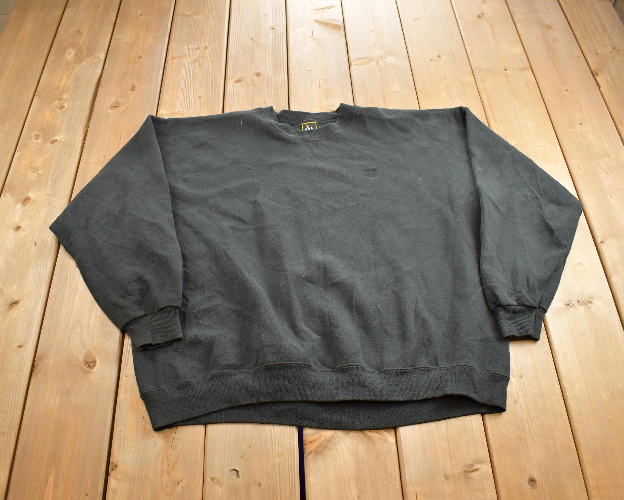 Vintage 1990s USA Olympics Apparel Embroidered Crewneck Sweatshirt Made In USA
