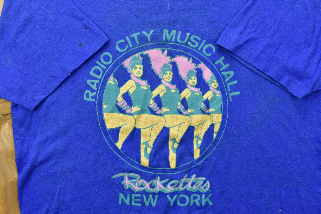 Vintage Late 80s Early 90's Radio City Music Hall NYC T-Shirt