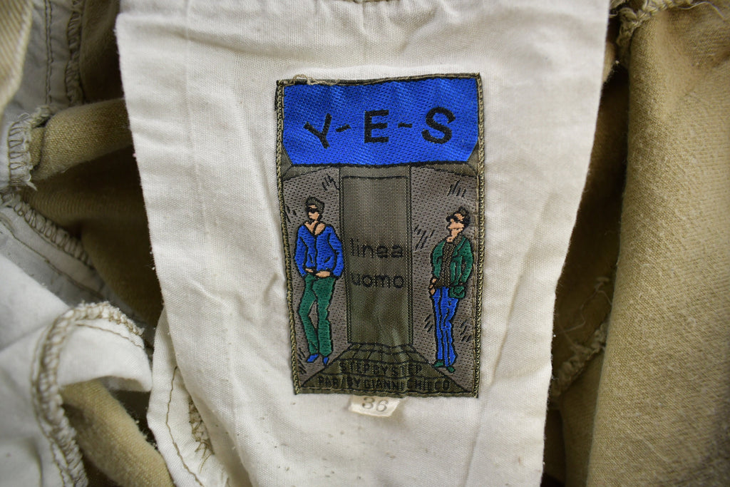 Vintage 1980s 'YES' Khaki Pants