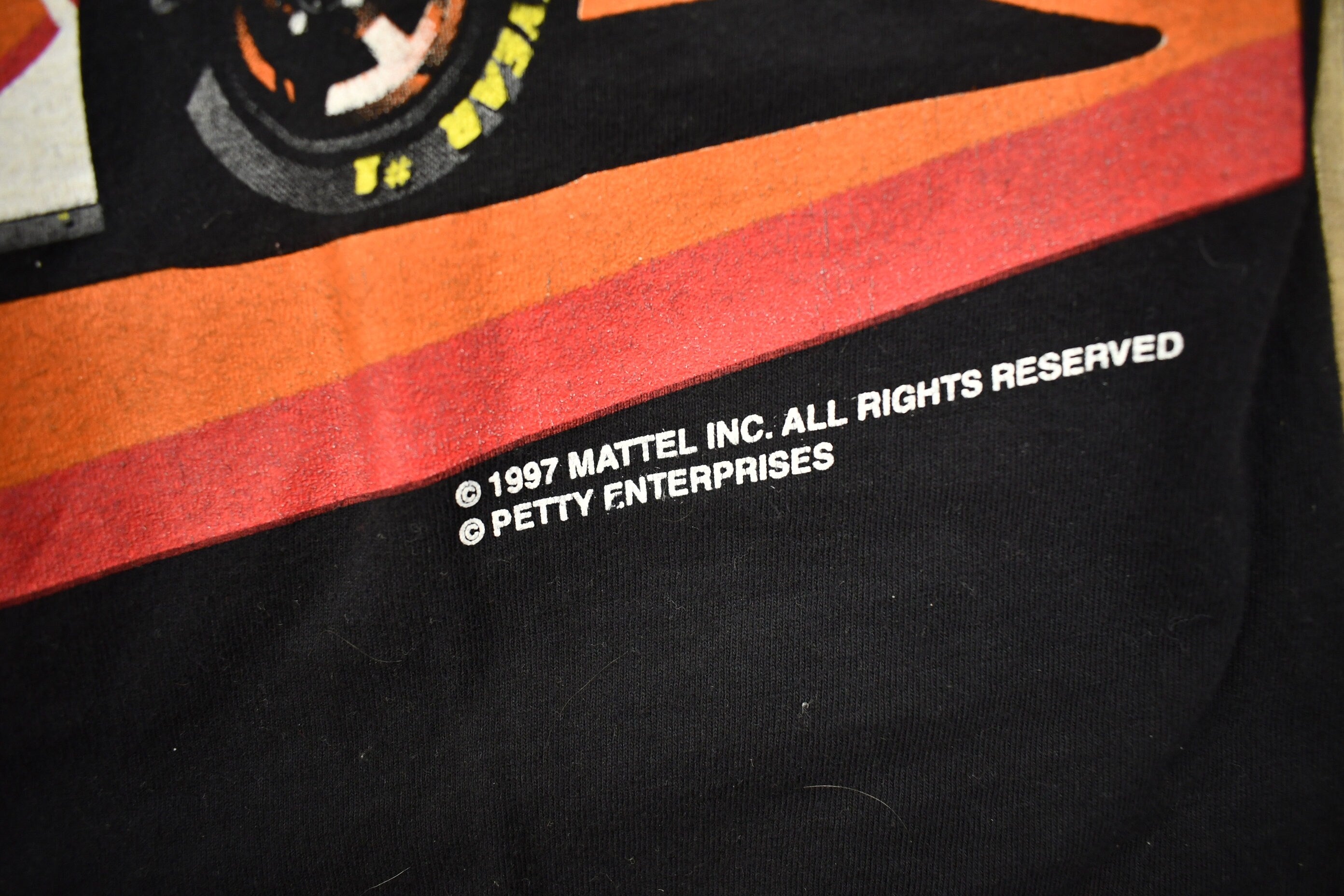 Vintage 1997 Kyle Petty Hot Wheels NASCAR T-Shirt