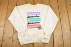 Vintage 1990s Jazzercise Souvenir Crewneck Sweatshirt Womens S  90s Crewneck  Travel Vacation Sweater  Streetwear