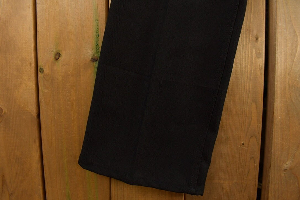 Vintage 1990's Wrangler Black Polyester Pants 38 x 29