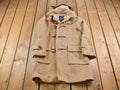 Vintage 1980s Sears Men's Wool Toggle Coat