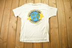 Vintage 1991 North Bullitt Eagles World Tour Basketball Graphic T Shirt