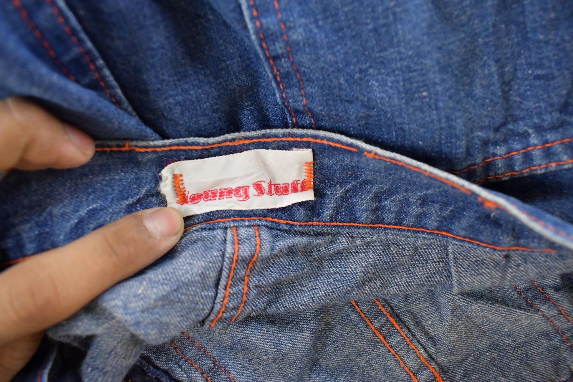 Vintage 1970s Young Stuff Bell Bottom Flare Denim Jeans Men's 30 x 29