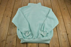 Vintage 1980s Favorites Fleece Quater-Zip Sweater