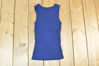 Women Vintage Vigoss Y2K Tank Top / Vigoss Grunge Skull Print / Contrast Stitch / Internet Famous Clothing / Over Dyed