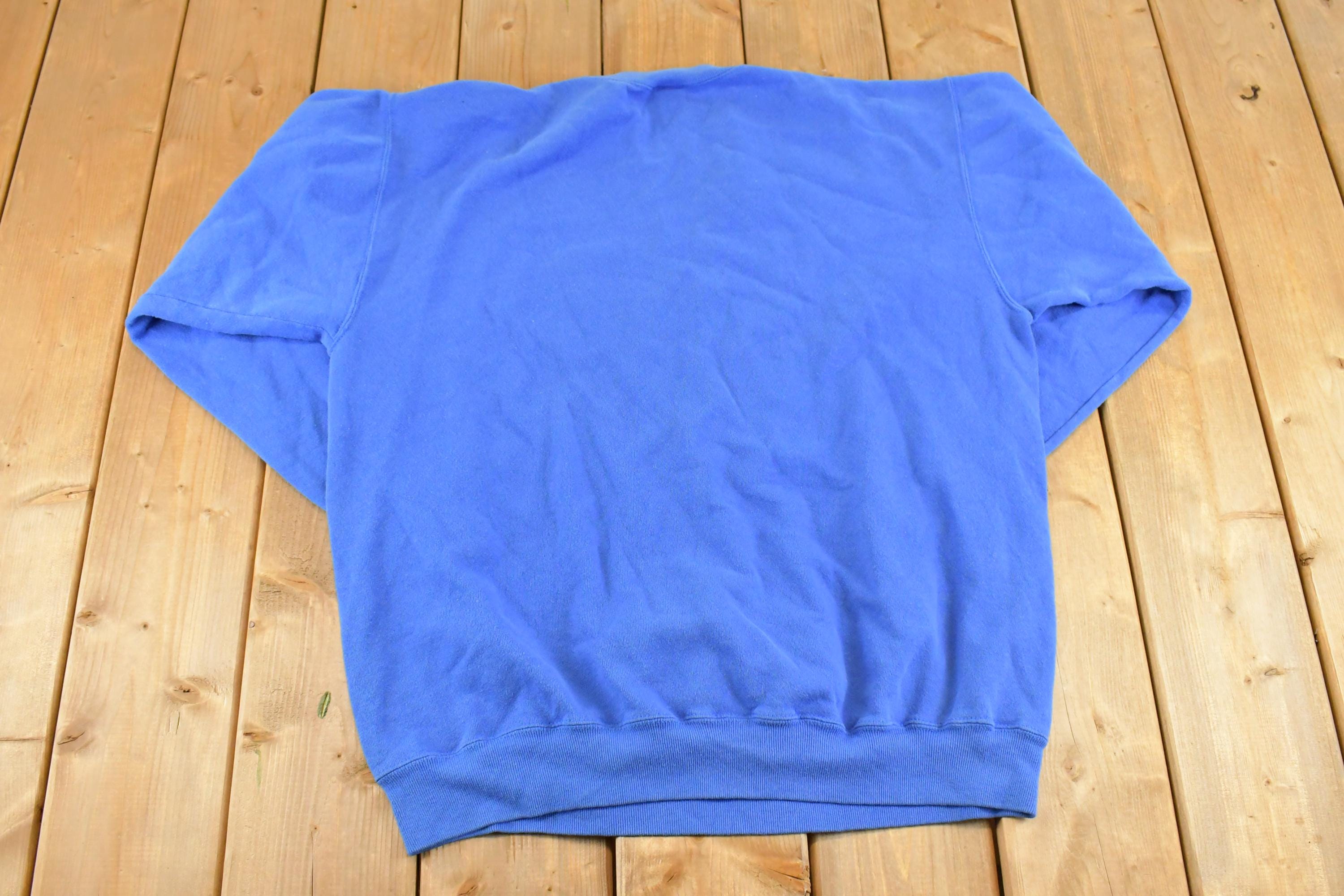 Vintage 1990s Maximum Sweats Streetwear Blank Crewneck Sweatshirt Men's L / 90s Sun Faded Streetwear