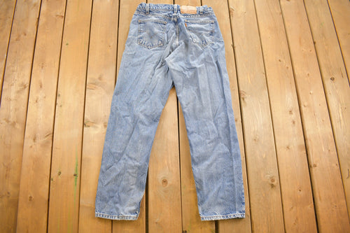 Vintage 1990s Levi's 550 Orange Tab Jeans Size 32 x 30 / Blue / Light Wash / Vintage Denim / Made In USA / 90s Levi's / Boot Cut