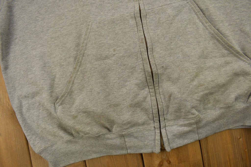 Vintage 1990s Carhartt Grey Zip Up Hoodie