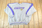 Vintage 1990s Minnesota Vikings Lee Sport Jersey Patch NFL Crewneck Sweatshirt