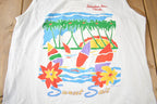 Vintage 1980s Sunset Sail Florida Tank Top Made In USA