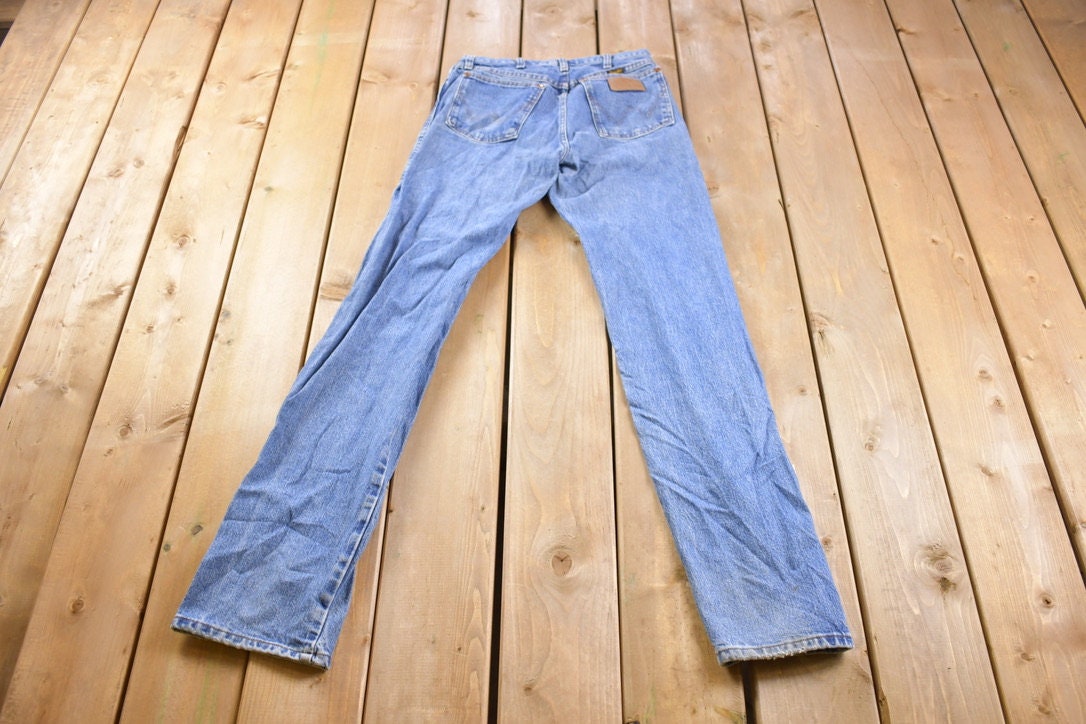Vintage 1970s Wrangler Denim Jeans Size 28 X 35