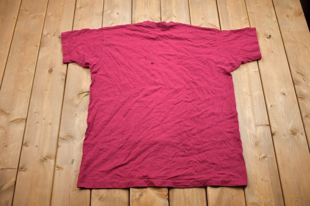Vintage 1990s Smiley Face Graphic T Shirt