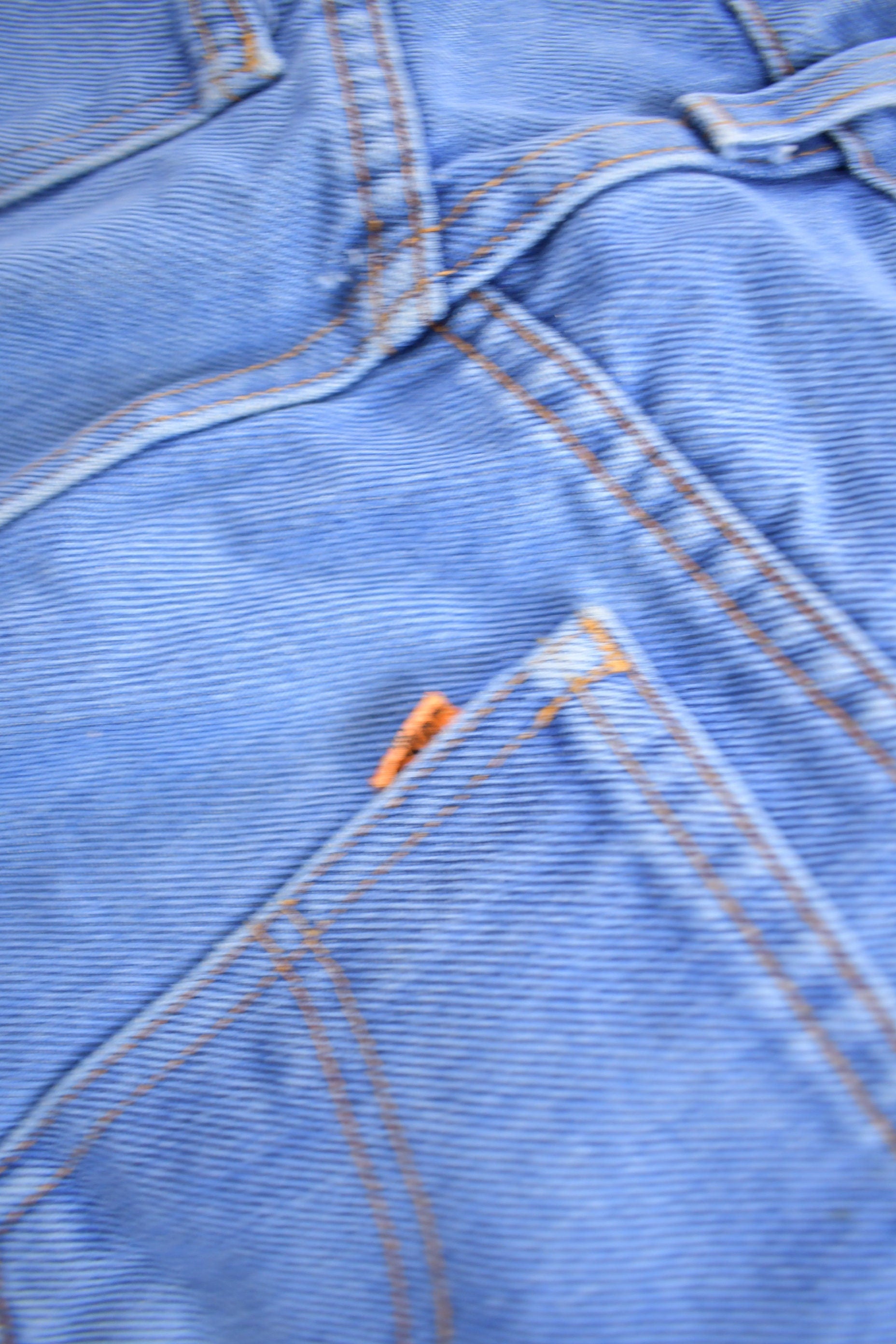 Vintage 1970s Levi's Orange Tab Jeans Size 33 x 32