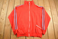 Vintage 1980s Full Zip Scrambler Arm Stripe Sweatshirt