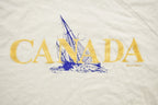 Vintage 2000 Embroidered Sailing Canada Novelty T-Shirt