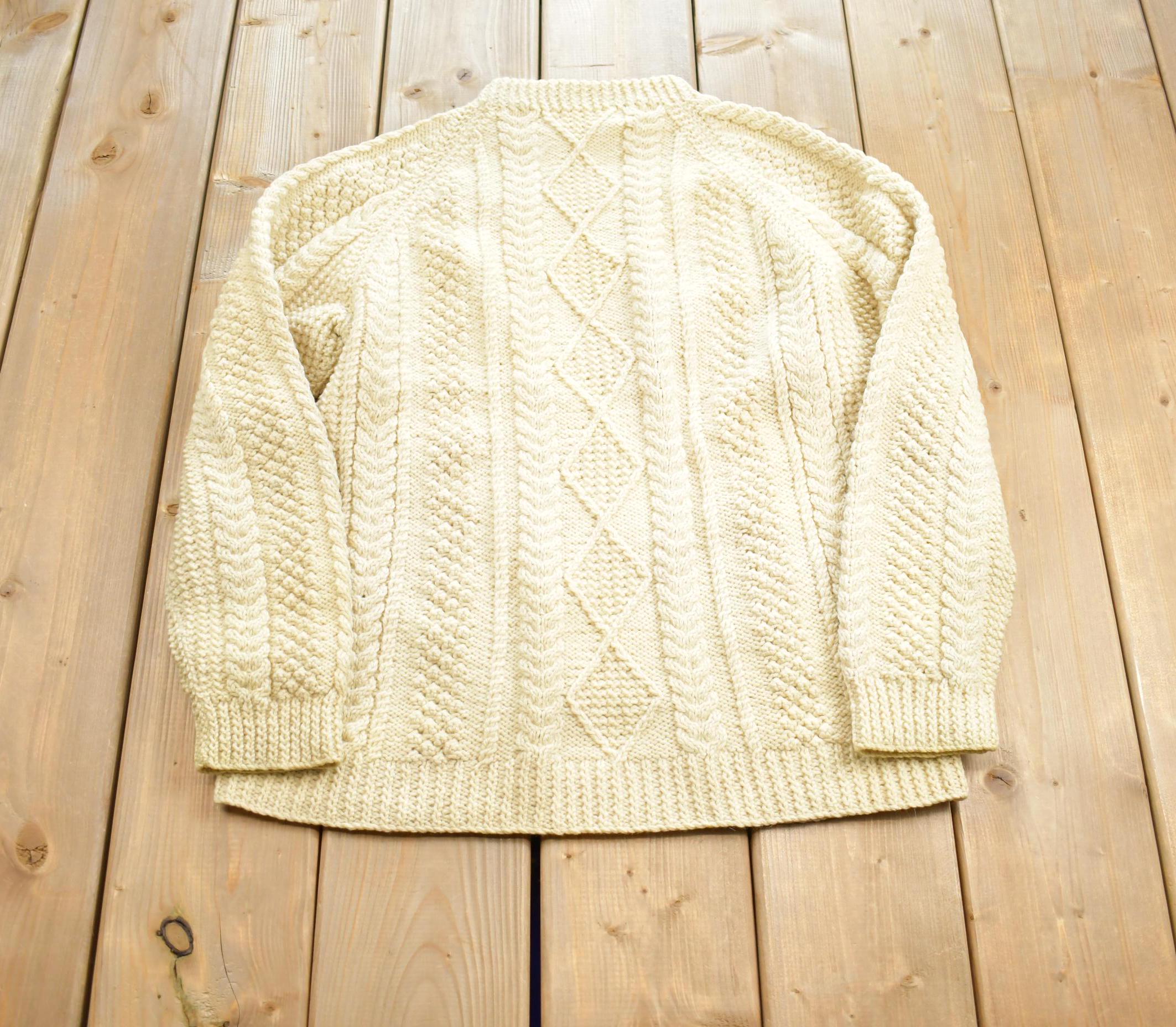Vintage 1970s Mary Smith Knit Crewneck Sweater Made In USA