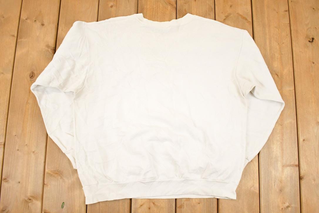 Vintage 1980s Santa Garfield Graphic Print Crewneck Sweatshirt Mens L