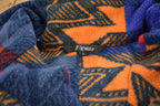 Vintage 1990s K-WAY Aztec Graphic Fleece Sweater