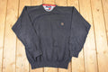 Vintage 1990s Tommy Hilfiger Knit Crewneck Sweater Men's L  90s Knitted Sweatshirt  Vintage Preppy Knits