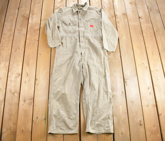 Vintage 1980s Buckeye Coveralls Size Small / Vintage Coveralls / Vintage Workwear / Distressed Workwear / One Piece Work Suit