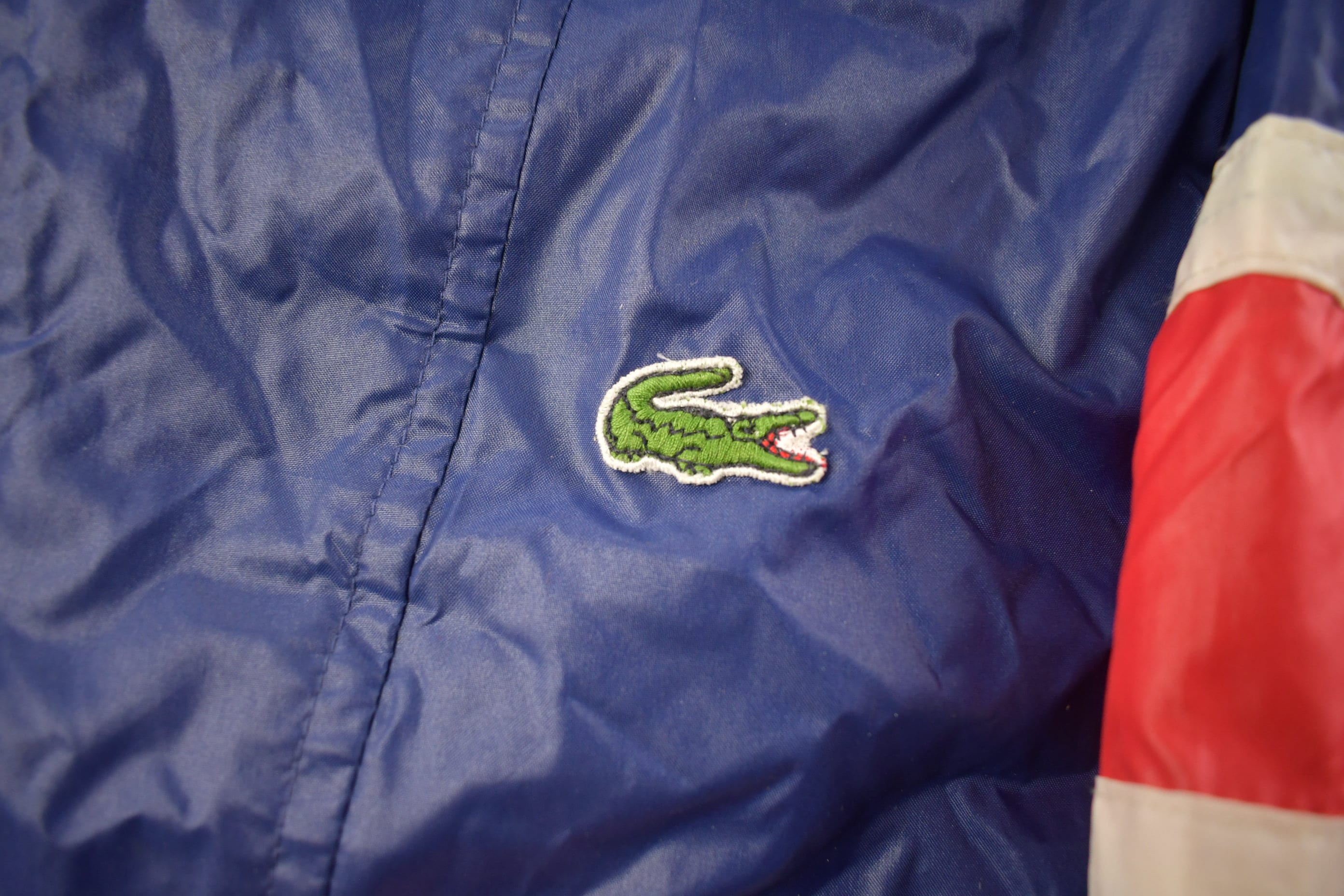 Vintage 1980s Lacoste Windbreaker Jacket