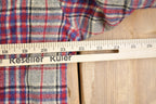 Vintage 1980s Richman Brothers Wool Plaid Flannel Button Up Shirt